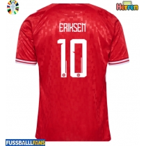 Dänemark Christian Eriksen #10 Heimtrikot EM 2024 Kurzarm